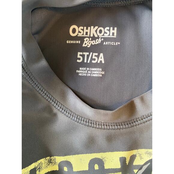 Osh Kosh Shark Rash Guard & Swim Trunks Size 5T - Picture 3 of 4